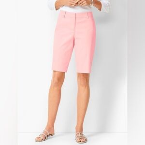 Talbots Size 6 Perfect Bermuda Shorts Pockets Cotton-Spandex